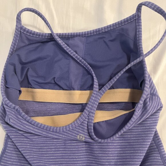 Lululemon Women's Exercise Tank Top, Size 6, Blue and Gray - Picture 4 of 11